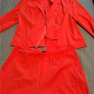 Vibrant Peach women Suit Set